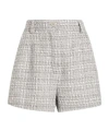 Dolce & Gabbana Tweed Shorts In White