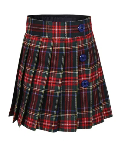 Dolce & Gabbana Checked Skirt In Black