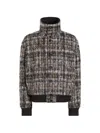 Dolce & Gabbana Check-pattern Bomber Jacket In Multi