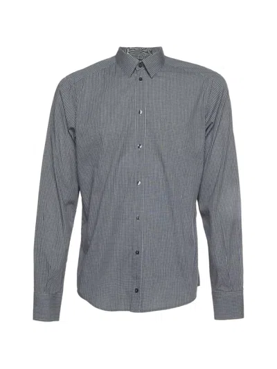 Pre-owned Dolce & Gabbana Check-print Shirt In Black