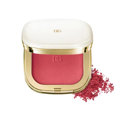 Dolce & Gabbana Cheeks & Eyes Match Long-lasting Powder Blush With Italian Raspberry 05 Wonderful Strawberry 0.28 oz