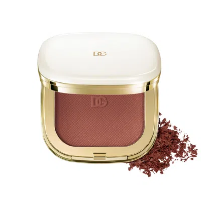 Dolce & Gabbana Cheeks & Eyes Match Long-lasting Powder Blush With Italian Raspberry 06 Playful Rosewood 0.28 Oz/8 G