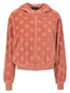 Dolce & Gabbana Pink Chenille Jacquard Hoodie
