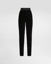 Dolce & Gabbana Leggings Logo In Black