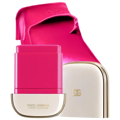 Dolce & Gabbana Cherry Glaze Bar 24h Lasting Glow & Waterproof Cream Blush Stick With Vegan Collagen 02 Smitten Pink