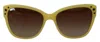 Dolce & Gabbana Yellow Acetate Frame Stars Embellisht Dg4124 Sunglasses In Yellow