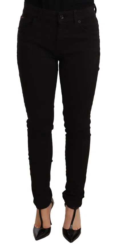 Dolce & Gabbana Chic Black Mid-waist Skinny Denim Women's Jeans