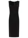 DOLCE & GABBANA CHIC BLACK STITCH DRESS FOR WOMEN