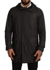 Dolce & Gabbana Black Polyester Mens Trench Coat Jacket In Black