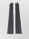 Dolce & Gabbana Chic Long Gloves For Sophisticated Style In Gray