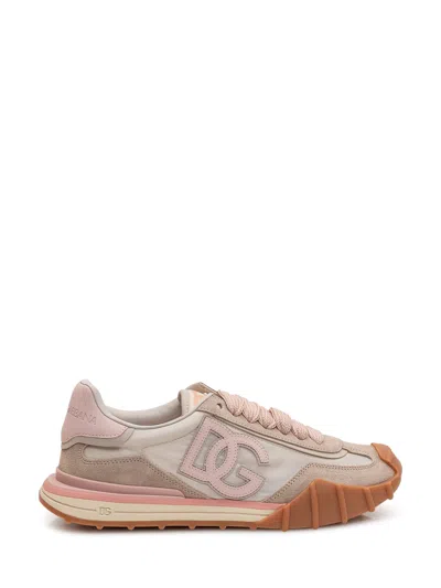 Dolce & Gabbana Chic Low-profile Sneakers In Neutral