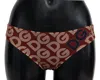 Dolce & Gabbana Multicolor Dg Logo Print Bottom Beachwear Bikini Swimsuit