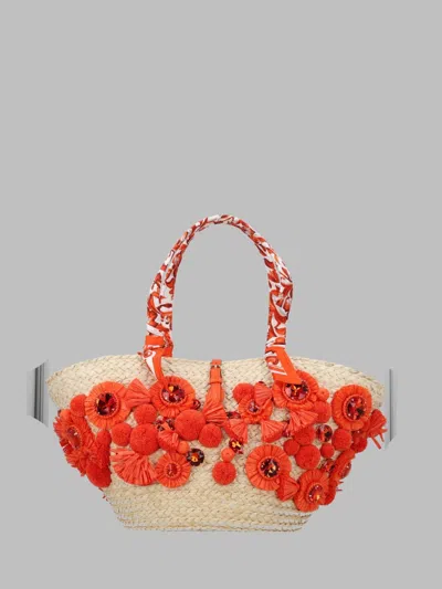 Dolce & Gabbana Chic Mini Coffa Bag With Embroidery - 27 Cm X 57 Cm X 32 Cm In Multi