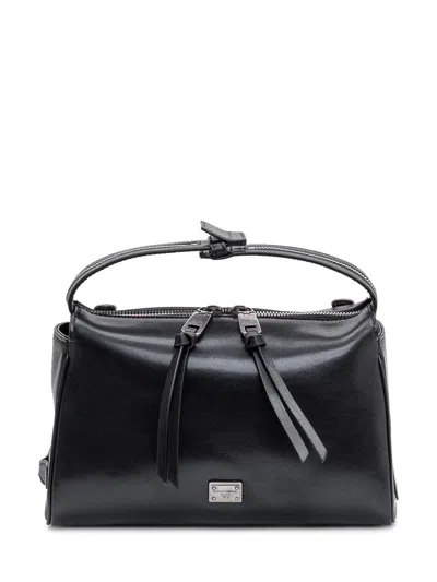 Dolce & Gabbana Chic Mini Shoulder Bag In Black