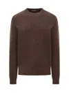 Dolce & Gabbana Chic Pullover With Classic Neckline In Brown