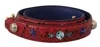 Dolce & Gabbana Chic Red Python Leather Shoulder Strap In Red