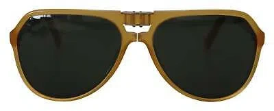 Pre-owned Dolce & Gabbana Chic Yellow Aviator Acetate Sunglasses