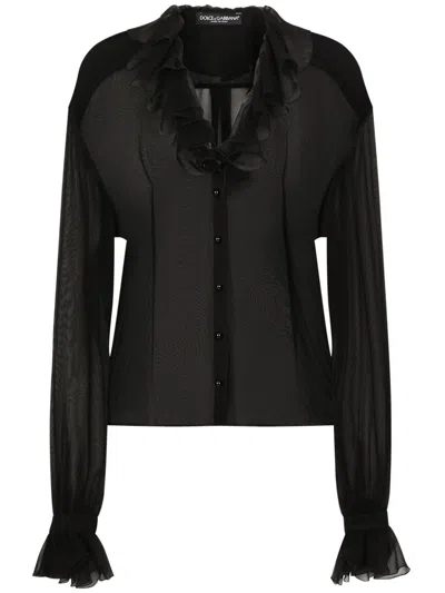 DOLCE & GABBANA CHIFFON BLOUSE