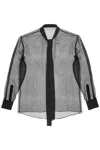 Dolce & Gabbana 'chiffon Blouse With Bow In Black