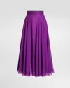 Dolce & Gabbana Chiffon Midi Skirt