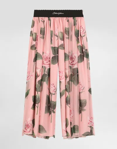 Dolce & Gabbana Floral-print Trousers
