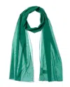 Dolce & Gabbana Chiffon Silk-blend Scarf In Green