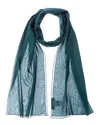 Dolce & Gabbana Chiffon Silk-blend Scarf In Green