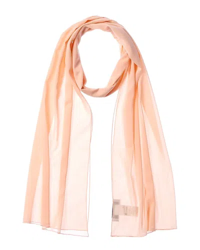 Dolce & Gabbana Chiffon Silk-blend Scarf In Pink