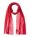 Dolce & Gabbana Chiffon Silk-blend Scarf In Red