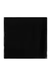 Dolce & Gabbana Chiffon Veil Silk Scarf In Nero