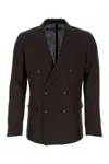 Dolce & Gabbana Double-breasted Linen Blazer