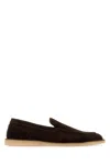 Dolce & Gabbana Suede Loafers In Brown