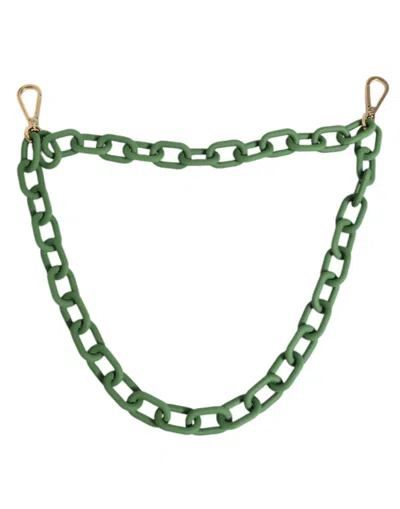 Dolce & Gabbana Chunky Acrylic Link Wallet Chain In Blue