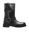 Dolce & Gabbana Harness Strap Boots In Black