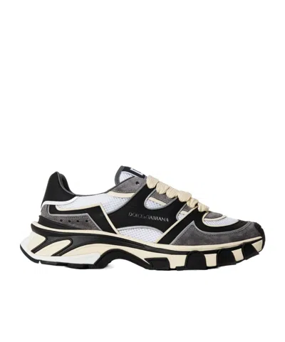 Dolce & Gabbana Chunky Platform Sneakers With Paneled Design In Multi