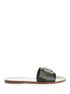 Dolce & Gabbana Ciabatta Flat Vitello Liscio Scarpe Basse Black In Black