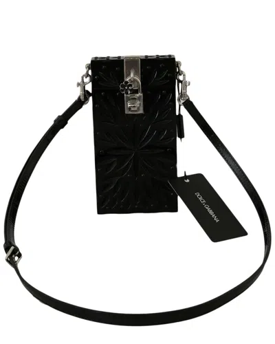Dolce & Gabbana Cigarette Case Holder In Black