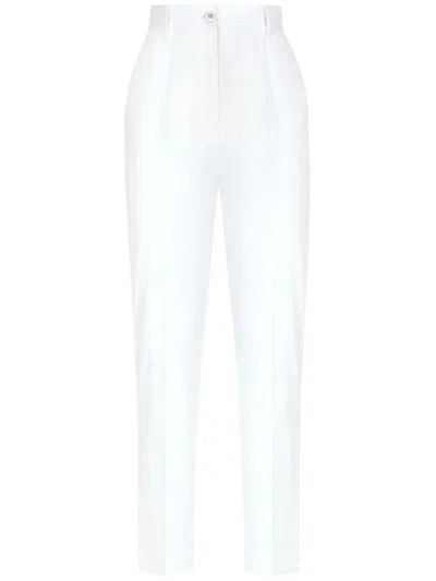 Dolce & Gabbana Cigarette Pants Clothing In White
