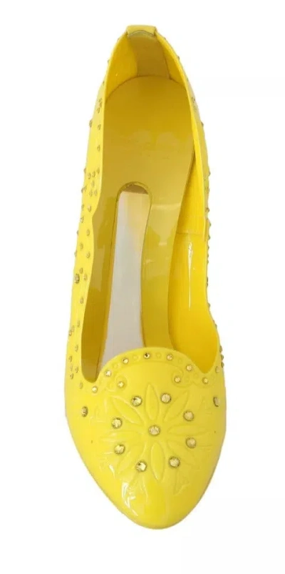Dolce & Gabbana Cinderella Heel In Yellow