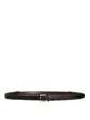 Dolce & Gabbana Woven Design Brown Belt With Pin-buckle Fastening