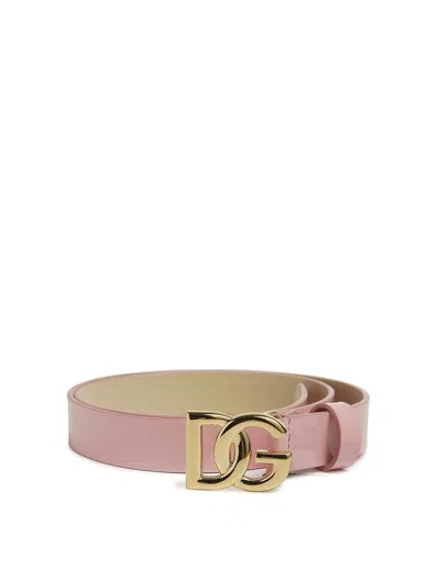 Dolce & Gabbana Kids' Belt In Pink