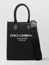 Dolce & Gabbana Leather Bag With Logo On The Front