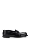 Dolce & Gabbana Dg Medallion Leather Classic Loafers In Multicolor