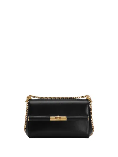 Dolce & Gabbana City Mini Marlene Black Leather Bag