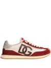 Dolce & Gabbana Sneaker Bassa Dragon+crosta+vi Bianco/bianco Sneakers Bordeaux In Multi