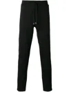 Dolce & Gabbana Black Drawstring Track Pant In Black
