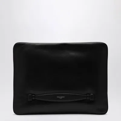 Dolce & Gabbana Classic Black Nappa Leather Handbag
