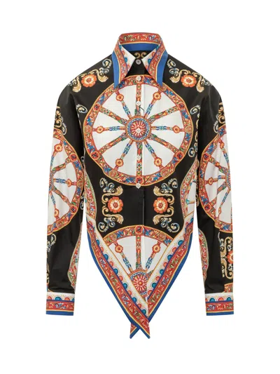 Dolce & Gabbana Classic Button-up Shirt For Fall 2025 In Multi