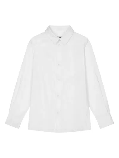 Dolce & Gabbana Kids' Cotton Shirt In White