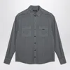 Dolce & Gabbana Dolce&gabbana Grey Cotton Over Shirt In Gray